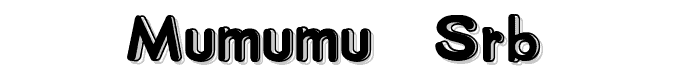 mumumu (sRB) font